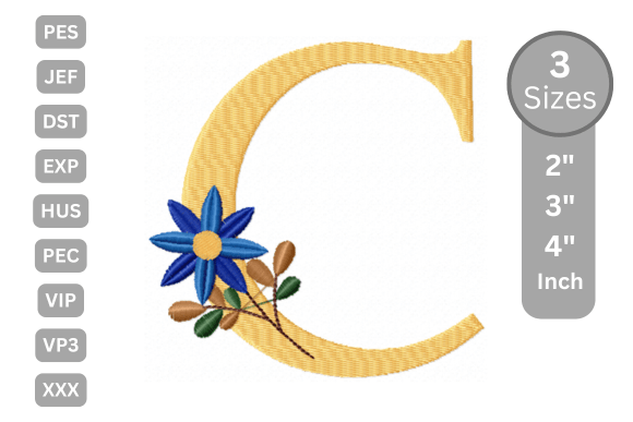 Botanical Flower Letter - C Review