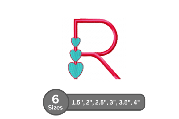 Candy Heart Alphabet -R: A Designer’s Review for Boutique Sweatshirts