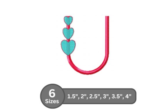 Candy Heart Alphabet -U Embroidery Review