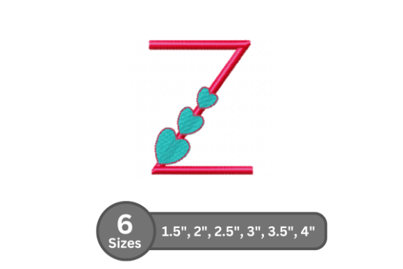 Candy Heart Alphabet -Z Review for Boutique Apparel