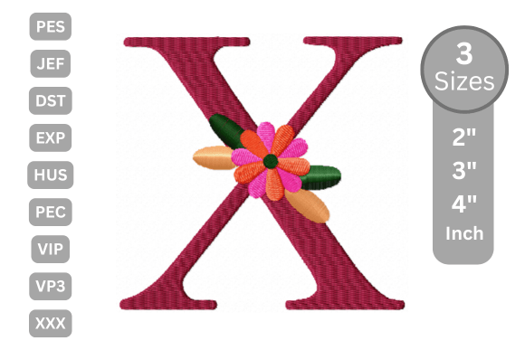 Floral Alphabet Letter - X Review for Holiday Collections