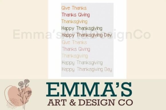 Thanksgiving Cross Stitch Pattern Review