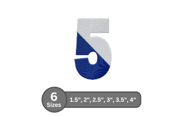 Twin Fill Number -5 Embroidery Design Review